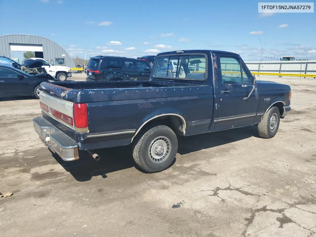 1988 Ford F150 VIN: 1FTDF15N2JNA57279 Lot: 72813464