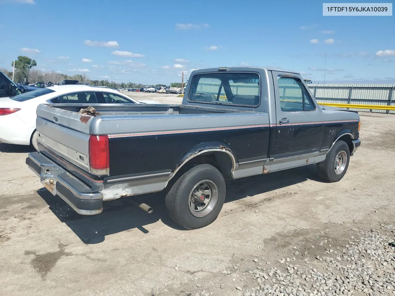 1988 Ford F150 VIN: 1FTDF15Y6JKA10039 Lot: 72813674