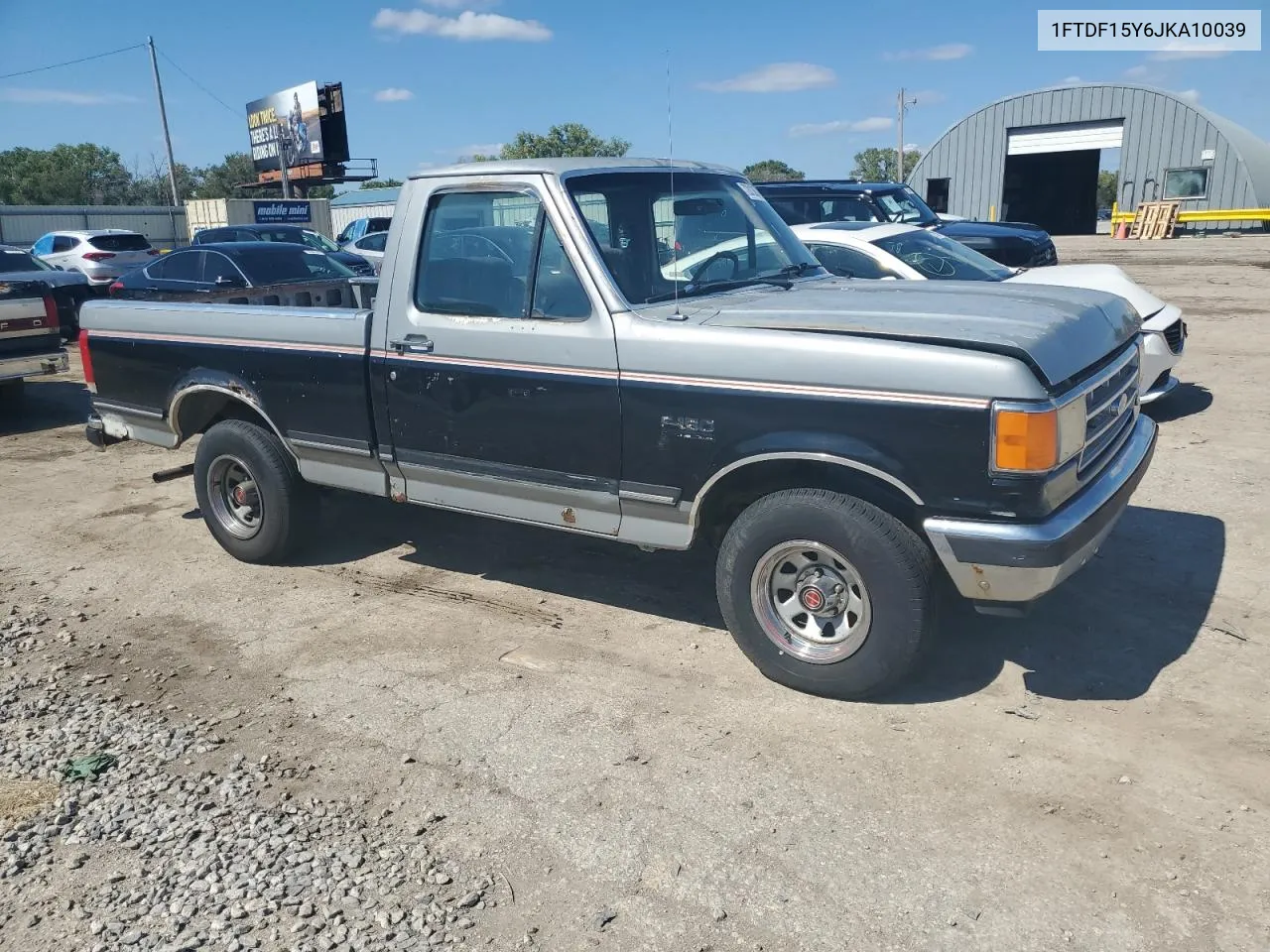 1988 Ford F150 VIN: 1FTDF15Y6JKA10039 Lot: 72813674