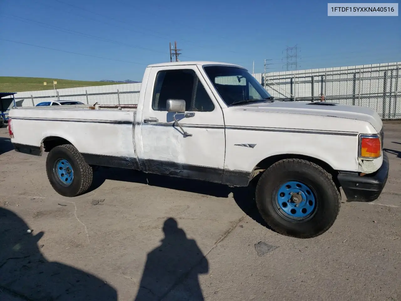 1989 Ford F150 VIN: 1FTDF15YXKNA40516 Lot: 56369965