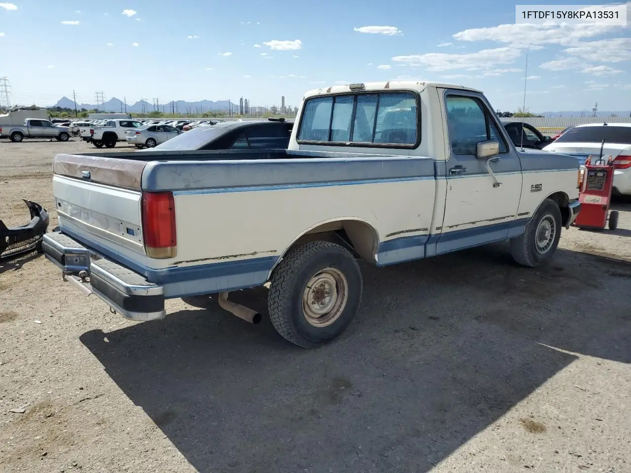 1989 Ford F150 VIN: 1FTDF15Y8KPA13531 Lot: 56539705
