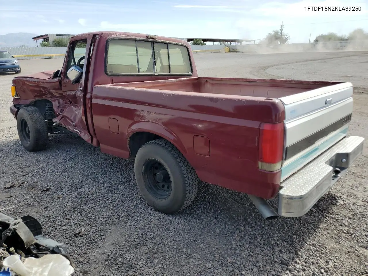 1989 Ford F150 VIN: 1FTDF15N2KLA39250 Lot: 56705355