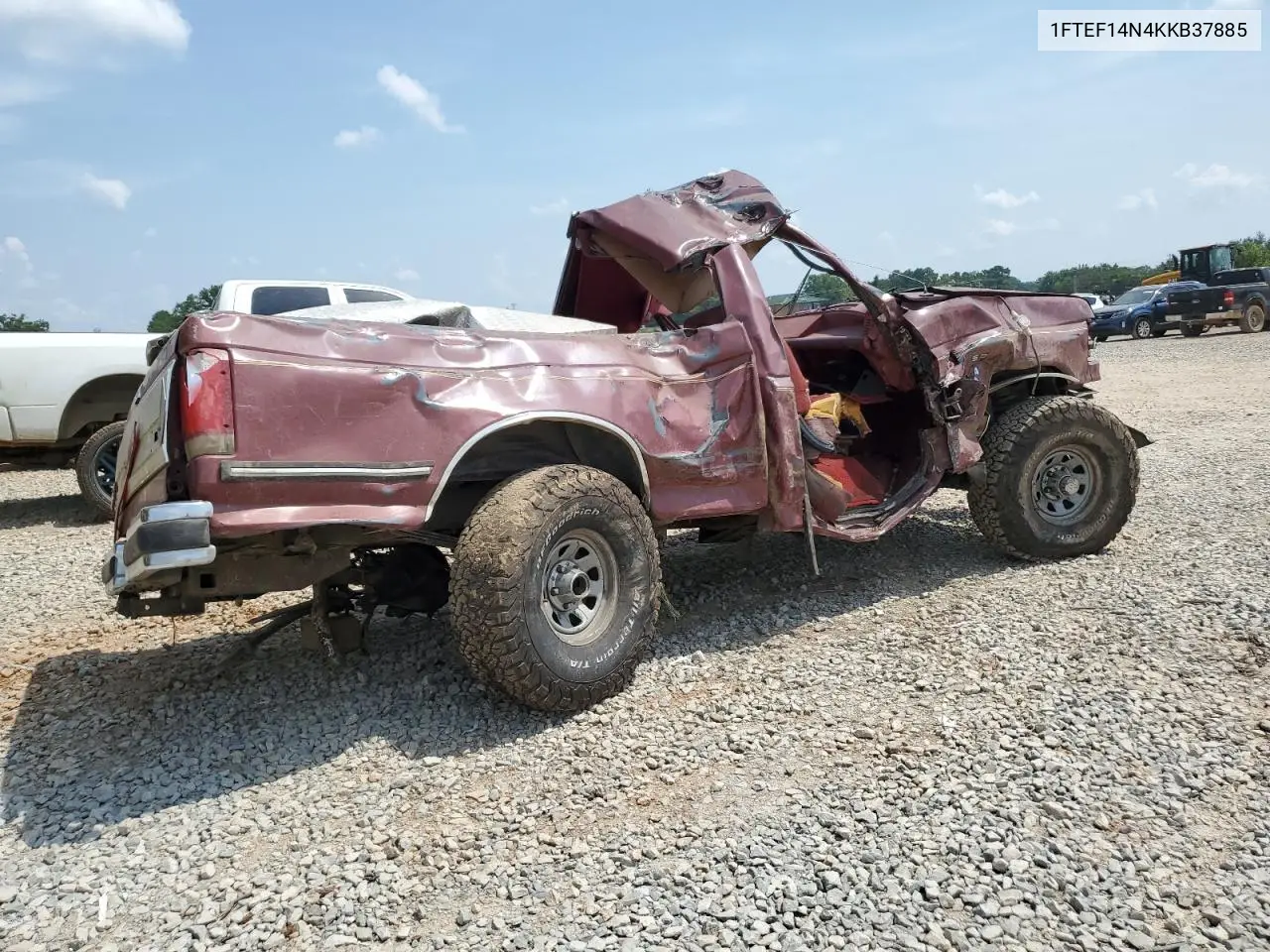 1989 Ford F150 VIN: 1FTEF14N4KKB37885 Lot: 62305815