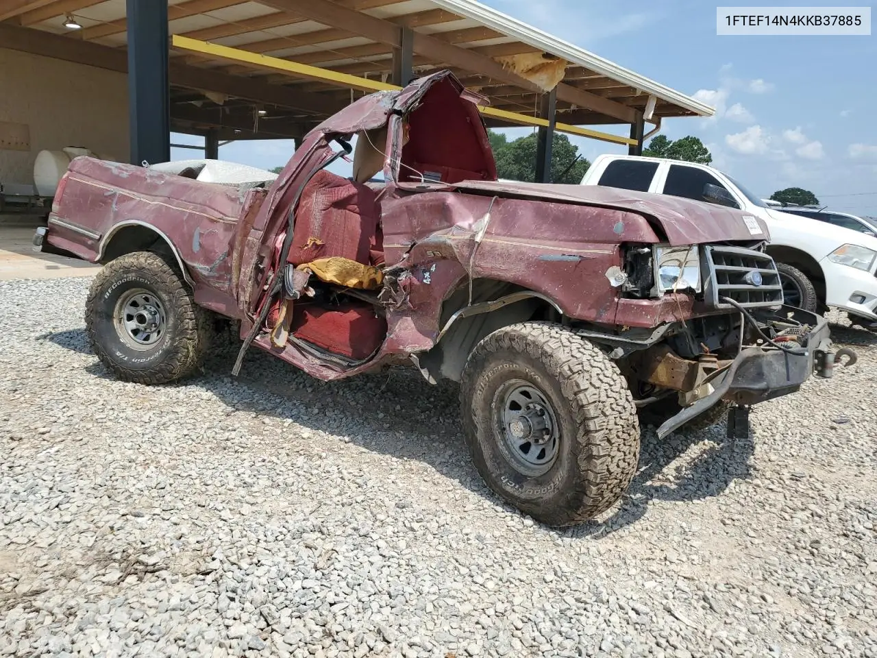 1989 Ford F150 VIN: 1FTEF14N4KKB37885 Lot: 62305815