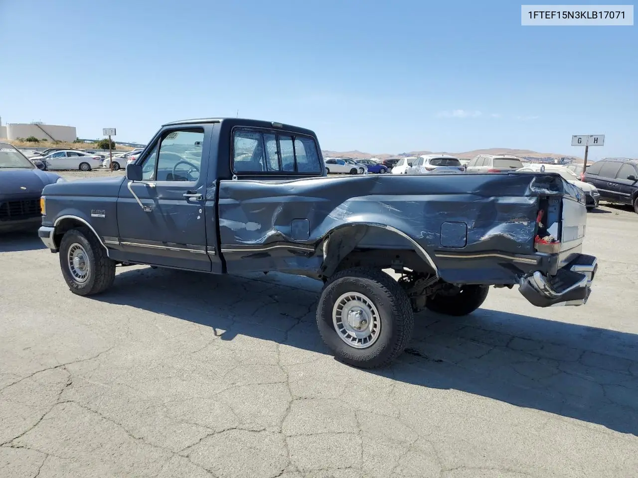 1989 Ford F150 VIN: 1FTEF15N3KLB17071 Lot: 63061105