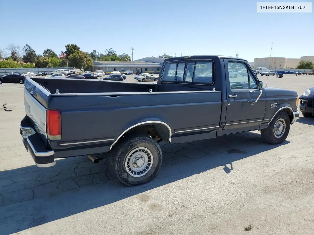 1989 Ford F150 VIN: 1FTEF15N3KLB17071 Lot: 63061105
