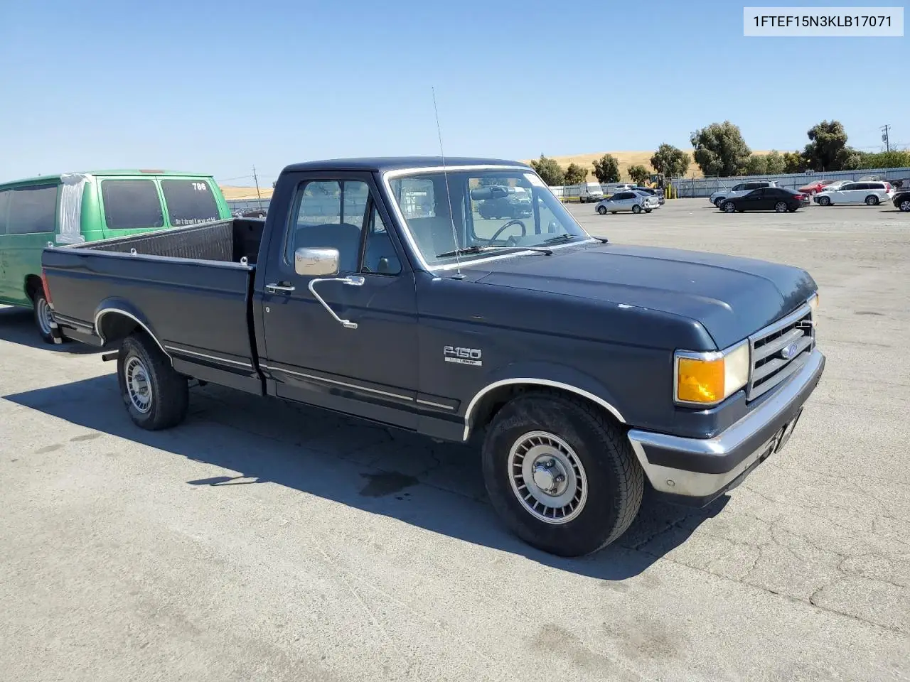 1989 Ford F150 VIN: 1FTEF15N3KLB17071 Lot: 63061105