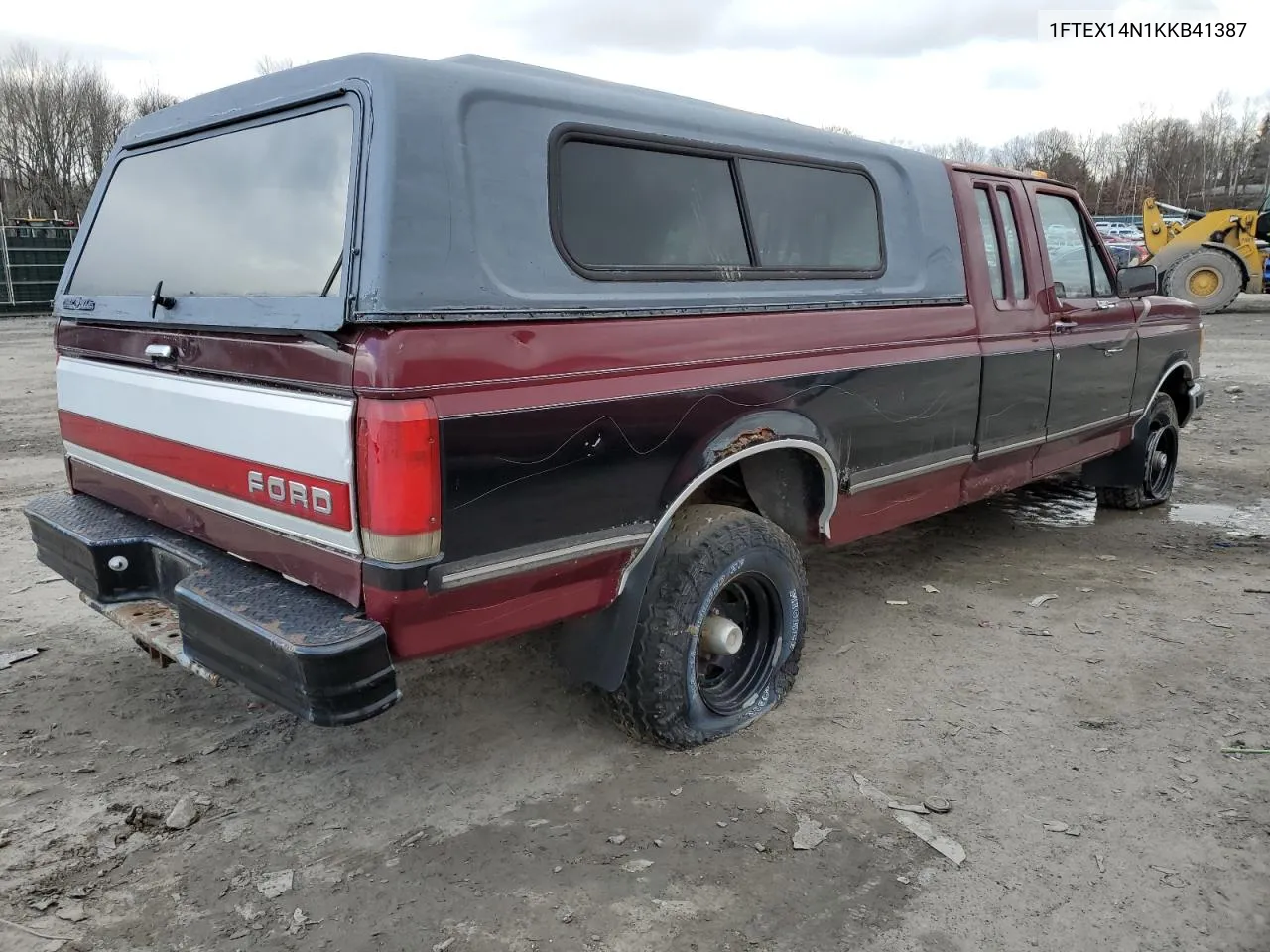 1989 Ford F150 VIN: 1FTEX14N1KKB41387 Lot: 81918793