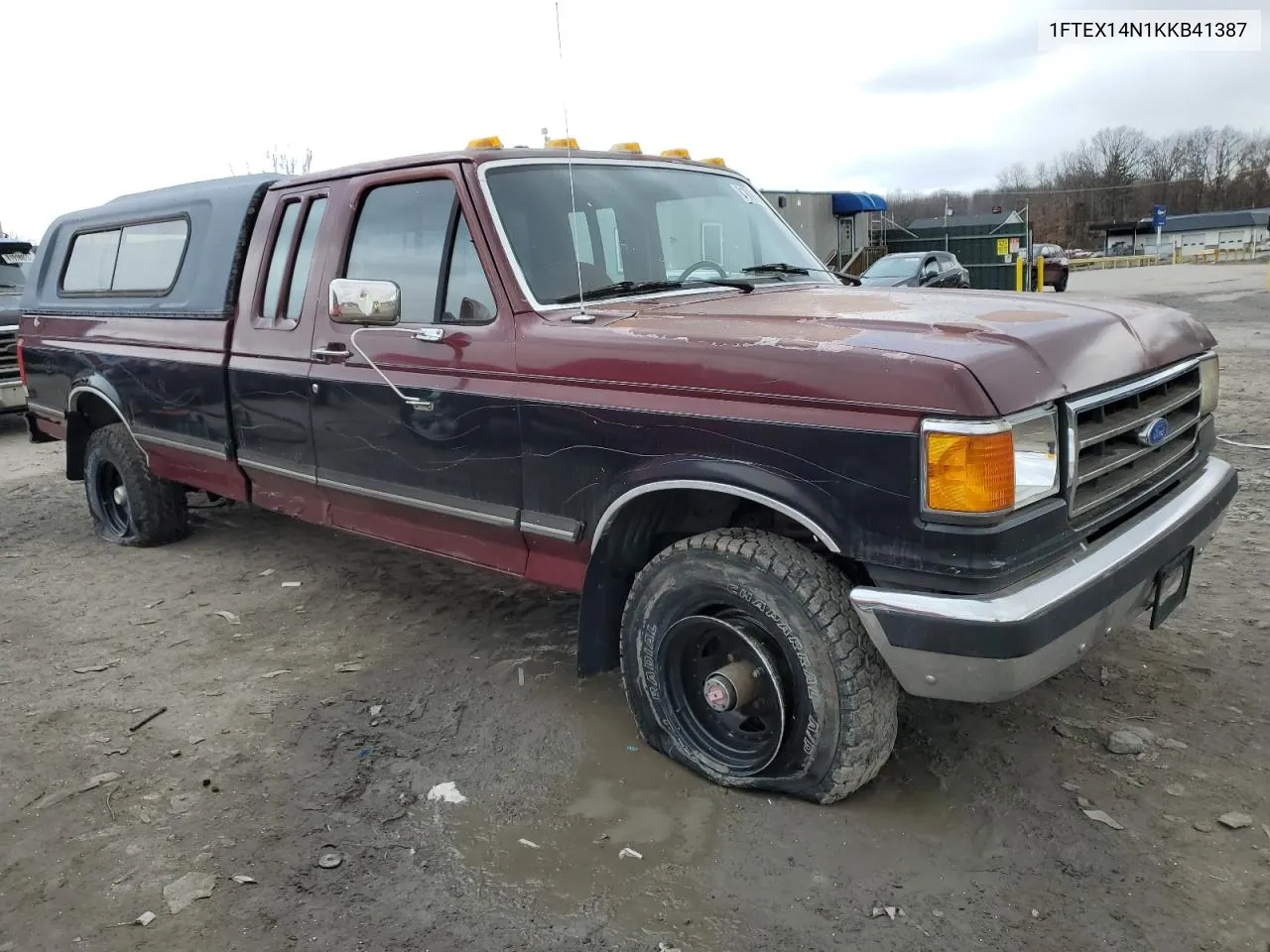 1989 Ford F150 VIN: 1FTEX14N1KKB41387 Lot: 81918793