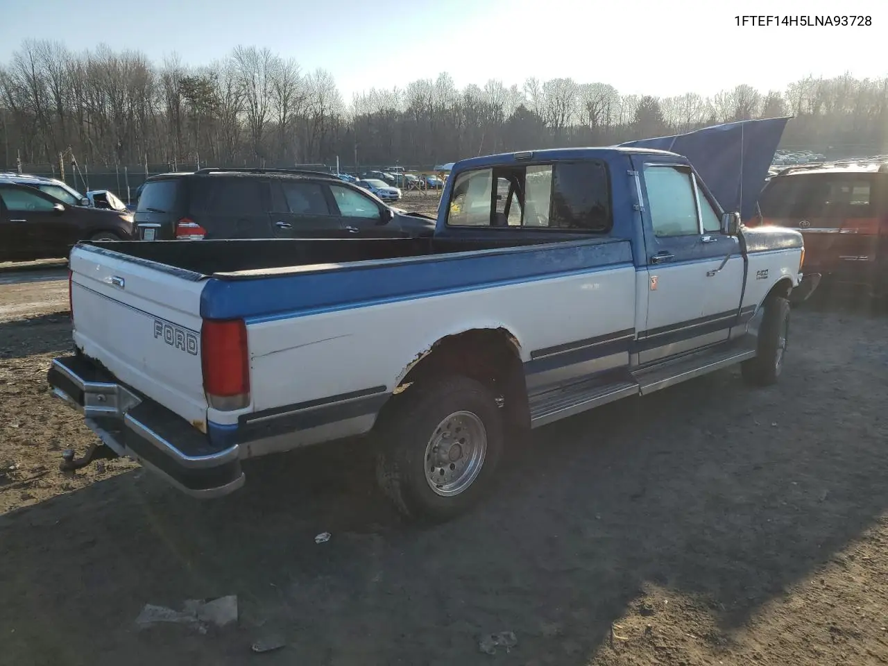 1990 Ford F150 VIN: 1FTEF14H5LNA93728 Lot: 46463195