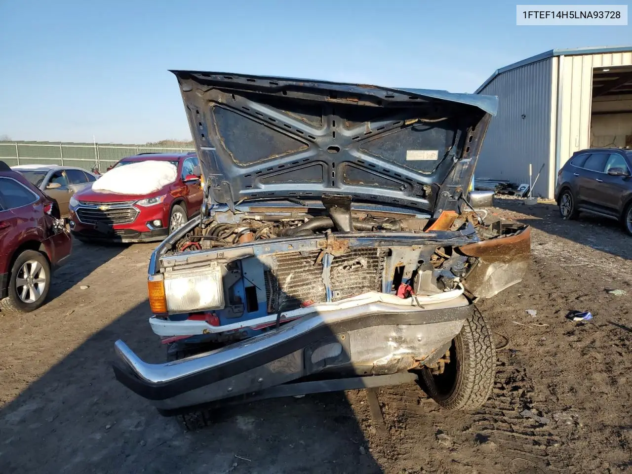 1990 Ford F150 VIN: 1FTEF14H5LNA93728 Lot: 46463195