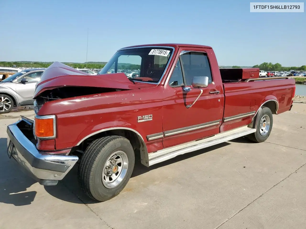 1990 Ford F150 VIN: 1FTDF15H6LLB12793 Lot: 51778915
