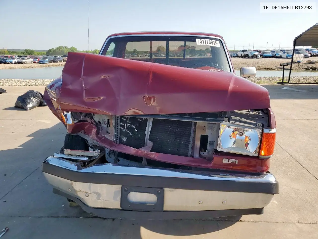 1990 Ford F150 VIN: 1FTDF15H6LLB12793 Lot: 51778915
