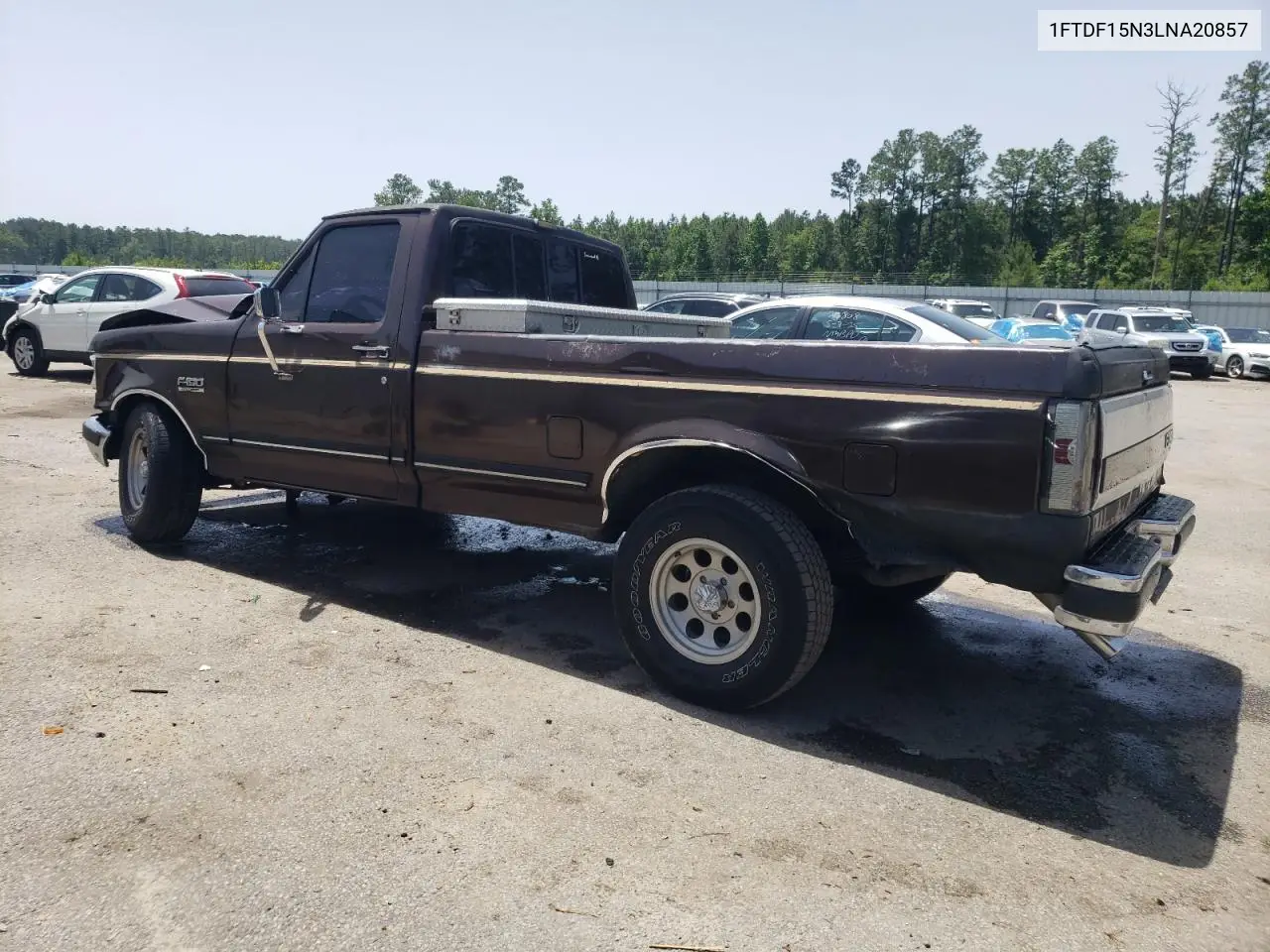 1990 Ford F150 VIN: 1FTDF15N3LNA20857 Lot: 57112145