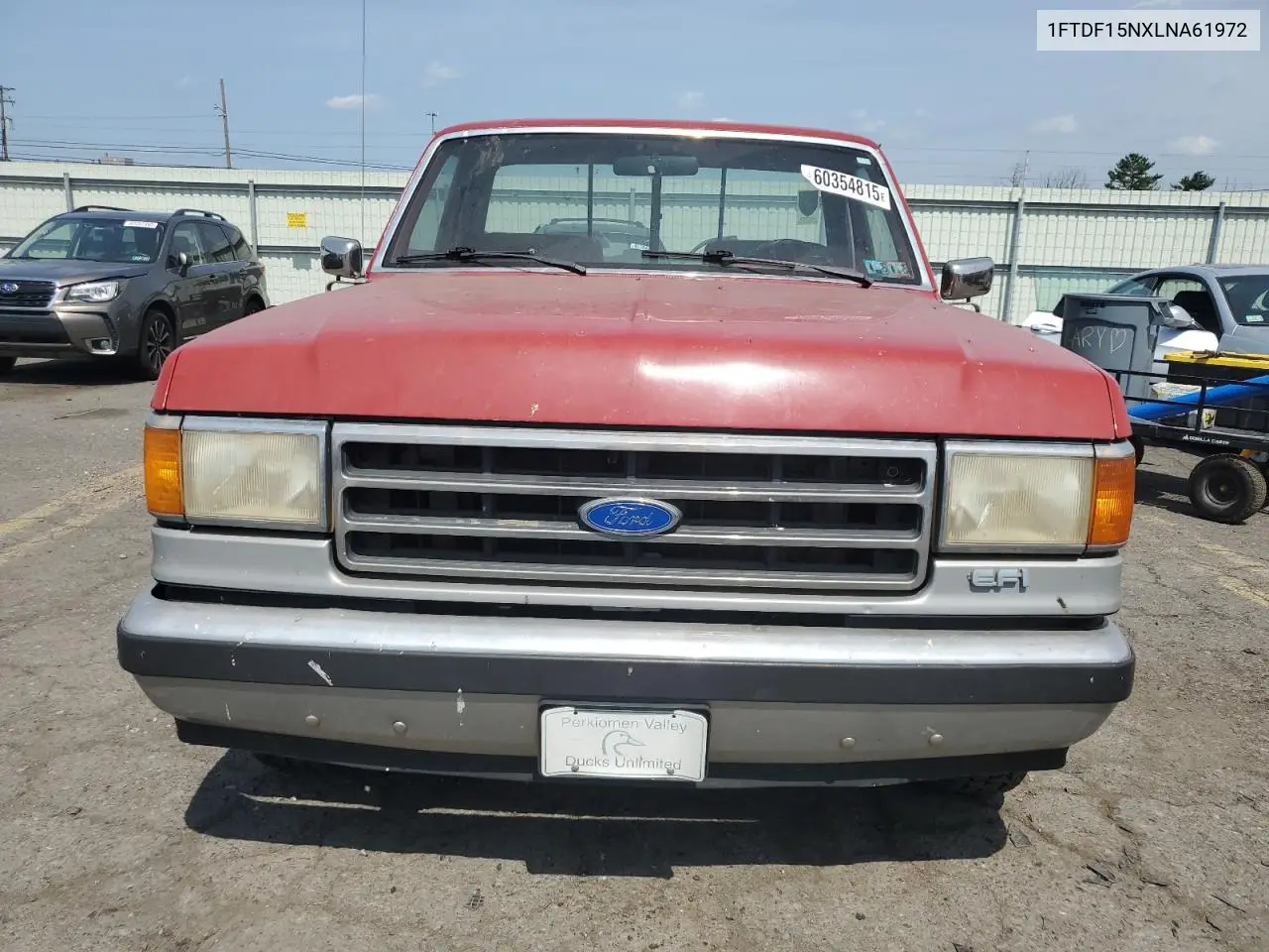 1990 Ford F150 VIN: 1FTDF15NXLNA61972 Lot: 60354815