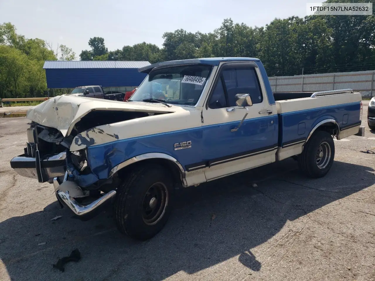 1990 Ford F150 VIN: 1FTDF15N7LNA52632 Lot: 60468495