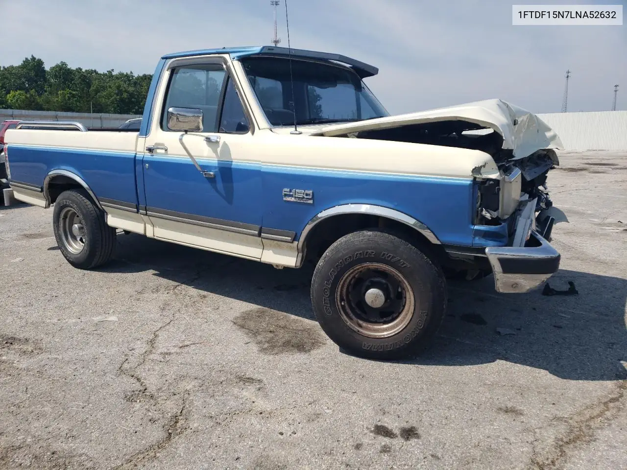 1990 Ford F150 VIN: 1FTDF15N7LNA52632 Lot: 60468495