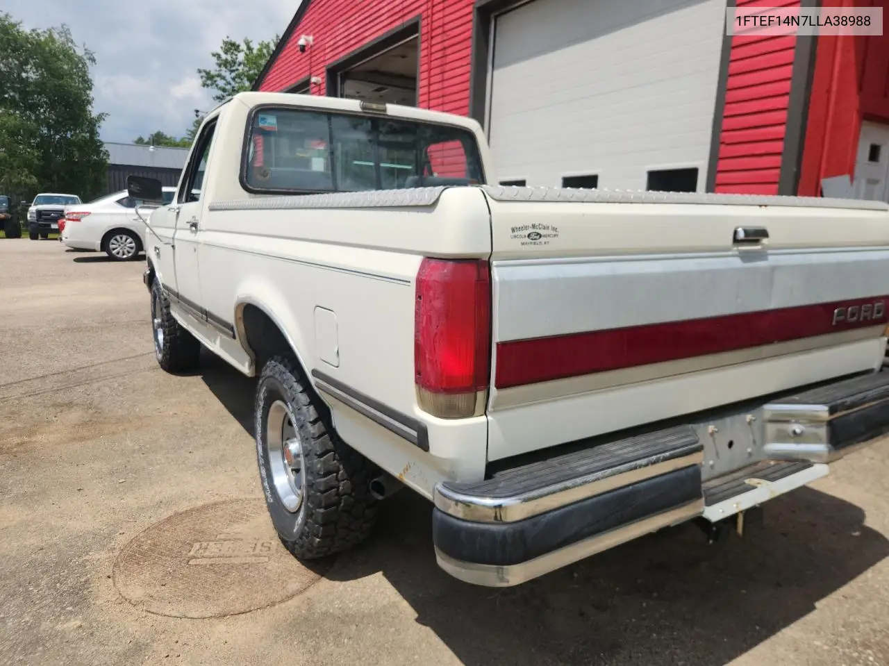 1990 Ford F150 VIN: 1FTEF14N7LLA38988 Lot: 61417455