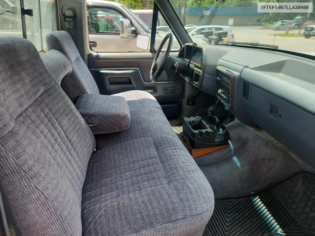 1990 Ford F150 VIN: 1FTEF14N7LLA38988 Lot: 61417455