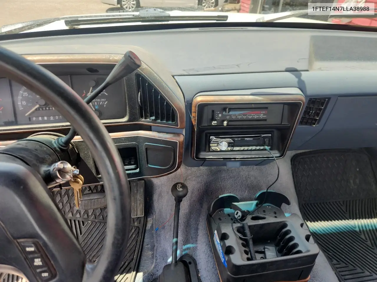 1990 Ford F150 VIN: 1FTEF14N7LLA38988 Lot: 61417455