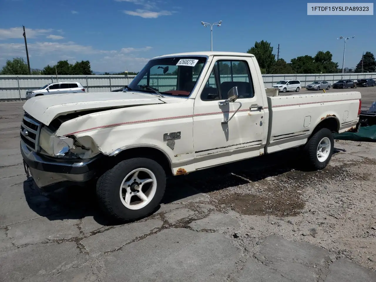 1990 Ford F150 VIN: 1FTDF15Y5LPA89323 Lot: 62608275