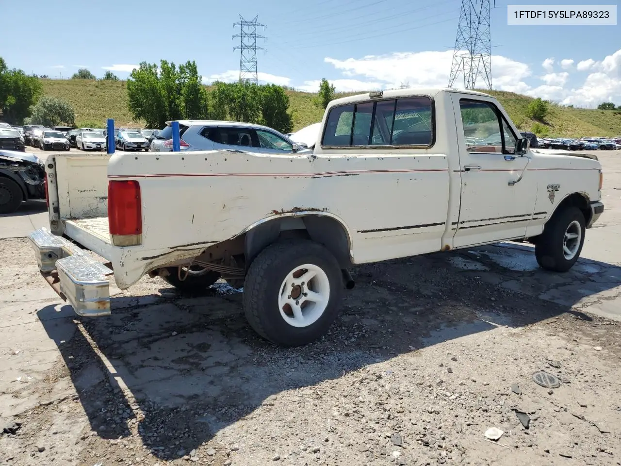 1990 Ford F150 VIN: 1FTDF15Y5LPA89323 Lot: 62608275