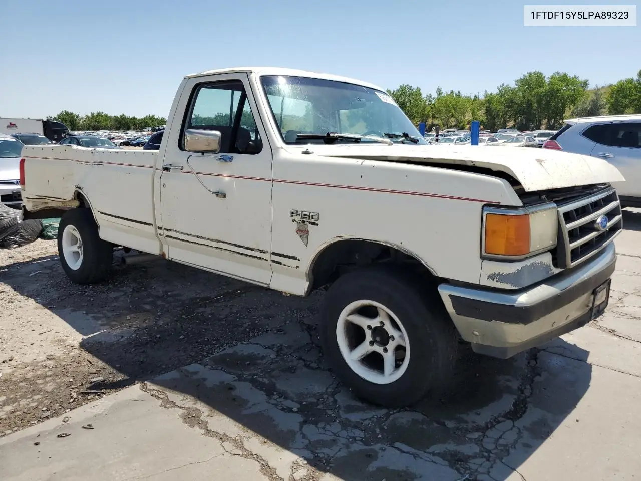 1990 Ford F150 VIN: 1FTDF15Y5LPA89323 Lot: 62608275