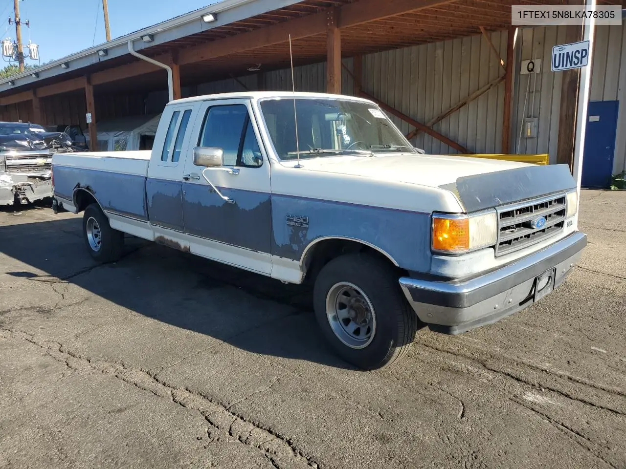 1990 Ford F150 VIN: 1FTEX15N8LKA78305 Lot: 63533705