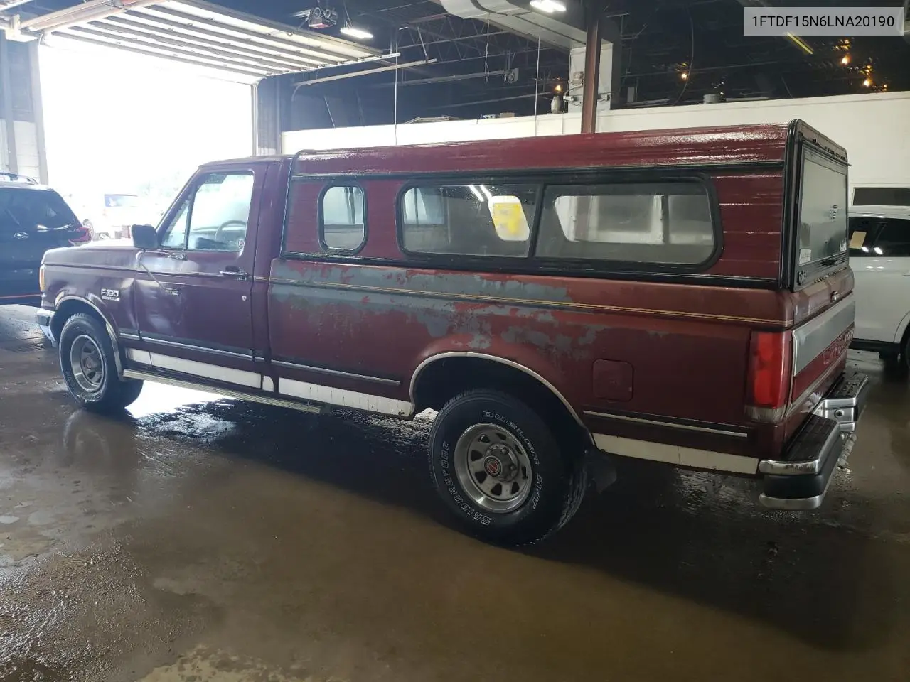 1990 Ford F150 VIN: 1FTDF15N6LNA20190 Lot: 64386535