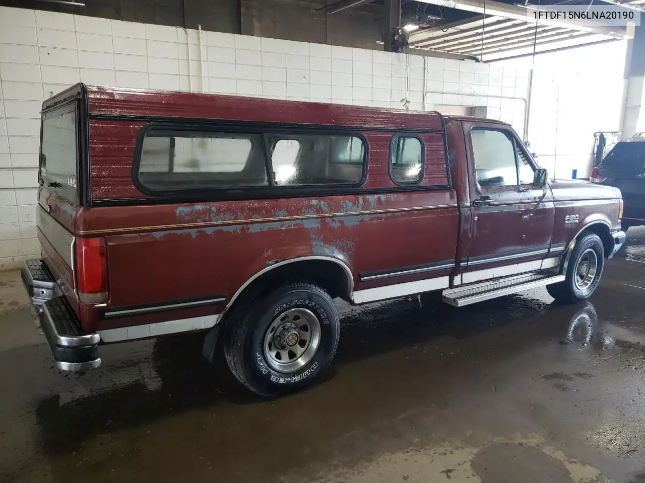 1990 Ford F150 VIN: 1FTDF15N6LNA20190 Lot: 64386535