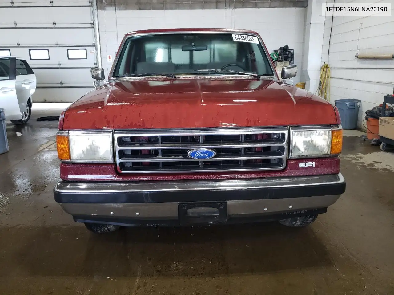 1990 Ford F150 VIN: 1FTDF15N6LNA20190 Lot: 64386535