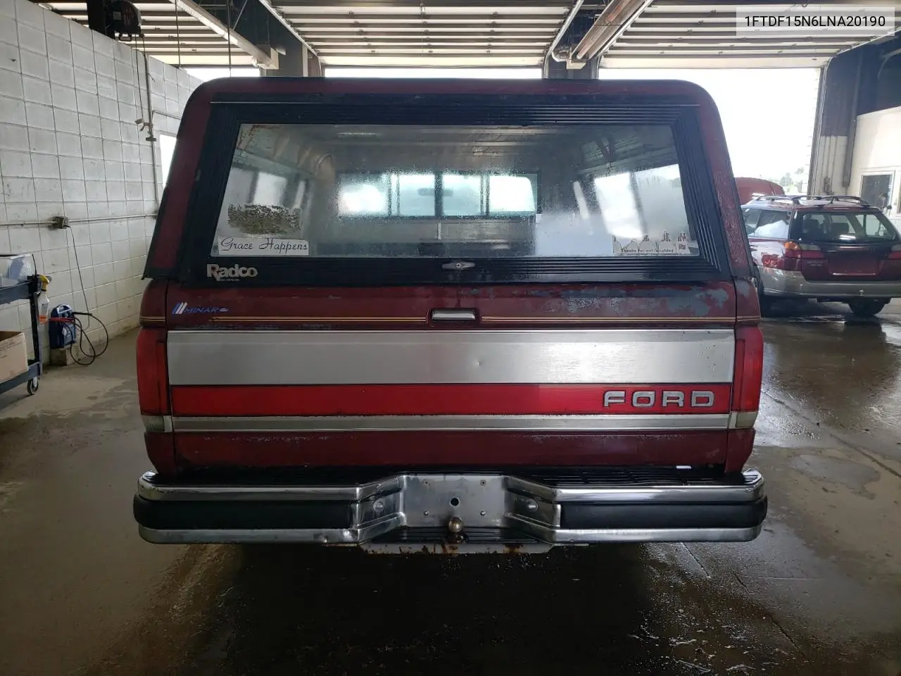 1990 Ford F150 VIN: 1FTDF15N6LNA20190 Lot: 64386535