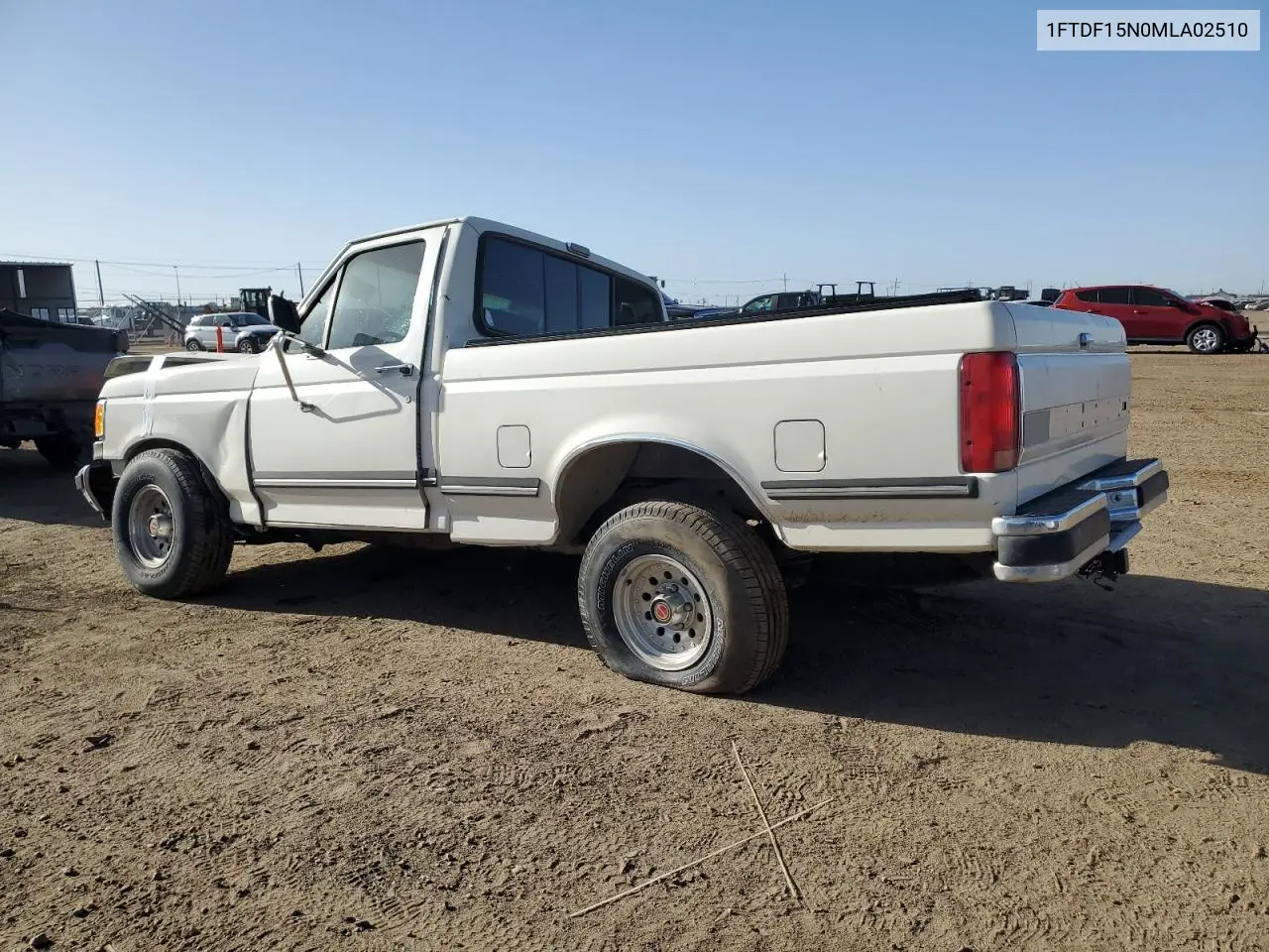 1991 Ford F150 VIN: 1FTDF15N0MLA02510 Lot: 57076235