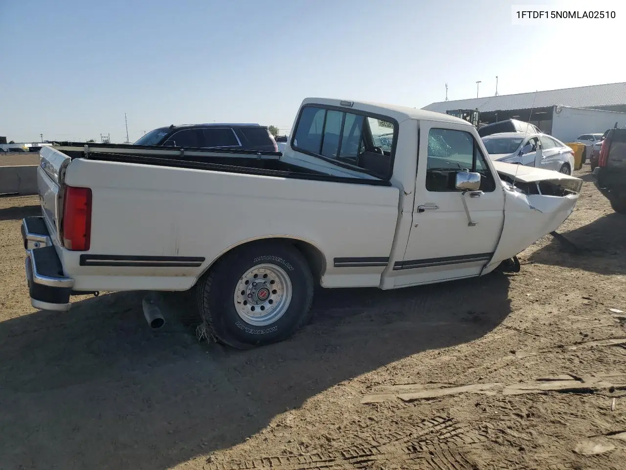 1991 Ford F150 VIN: 1FTDF15N0MLA02510 Lot: 57076235
