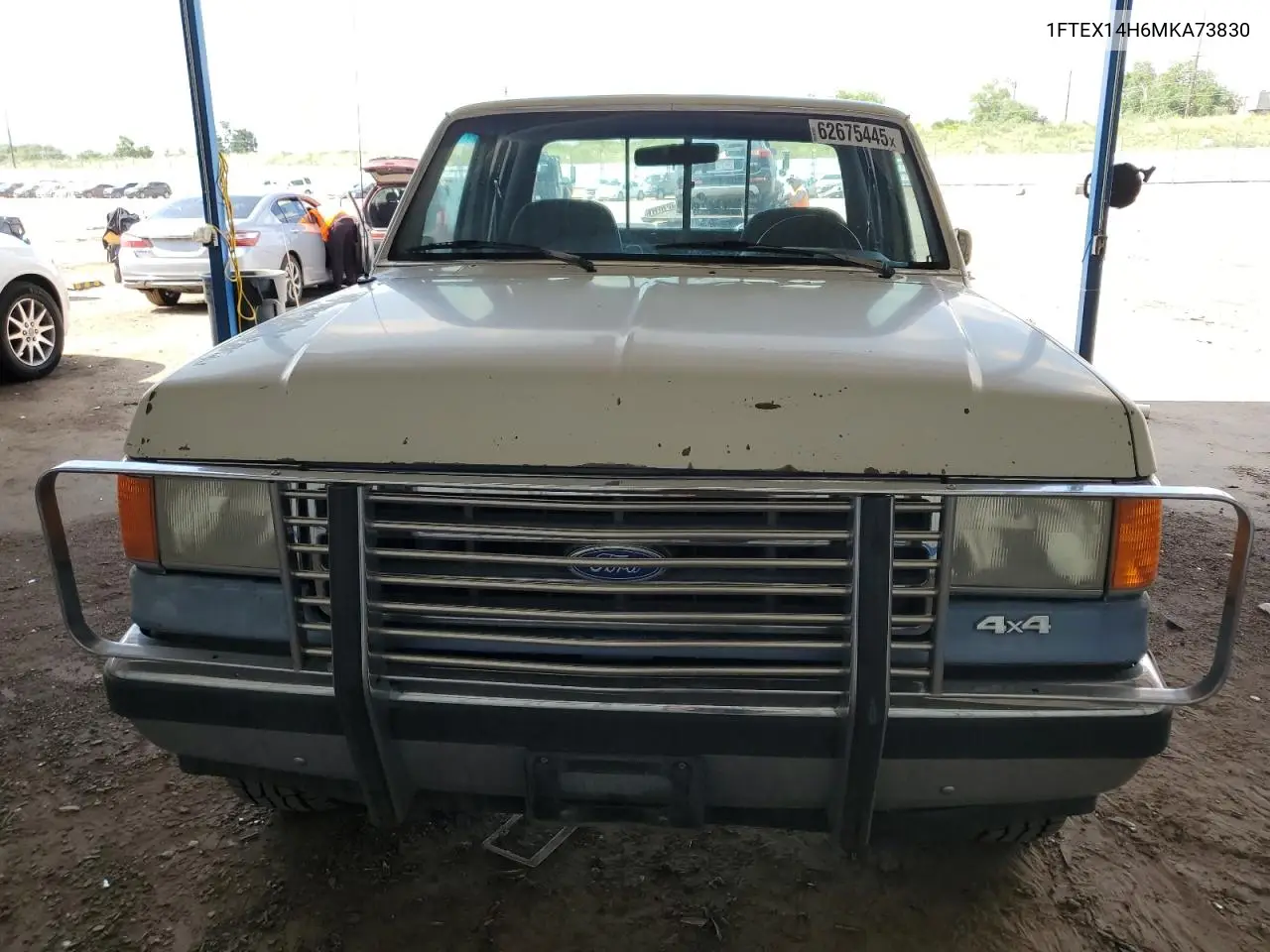 1991 Ford F150 VIN: 1FTEX14H6MKA73830 Lot: 62675445