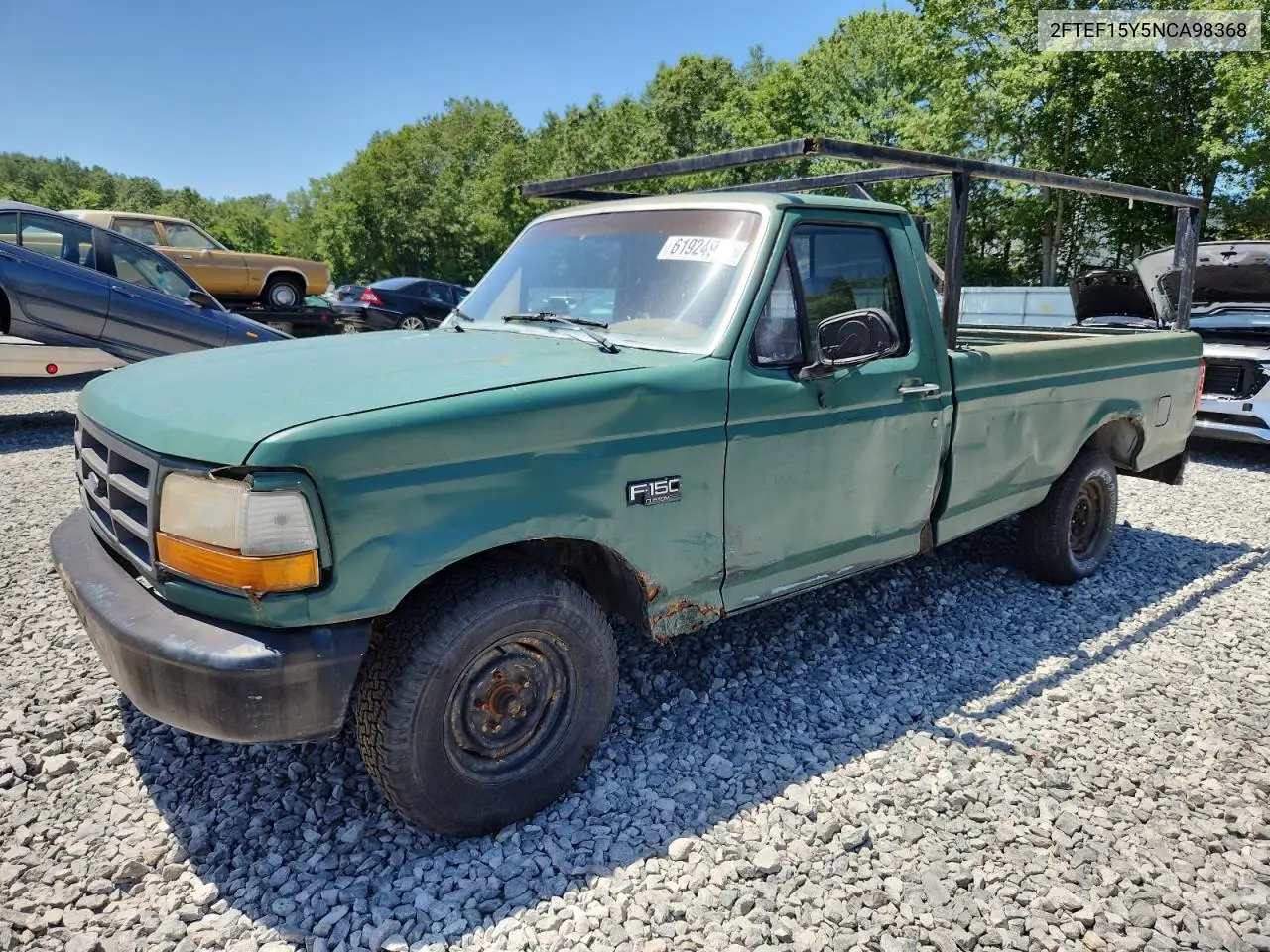 1992 Ford F150 VIN: 2FTEF15Y5NCA98368 Lot: 61924965
