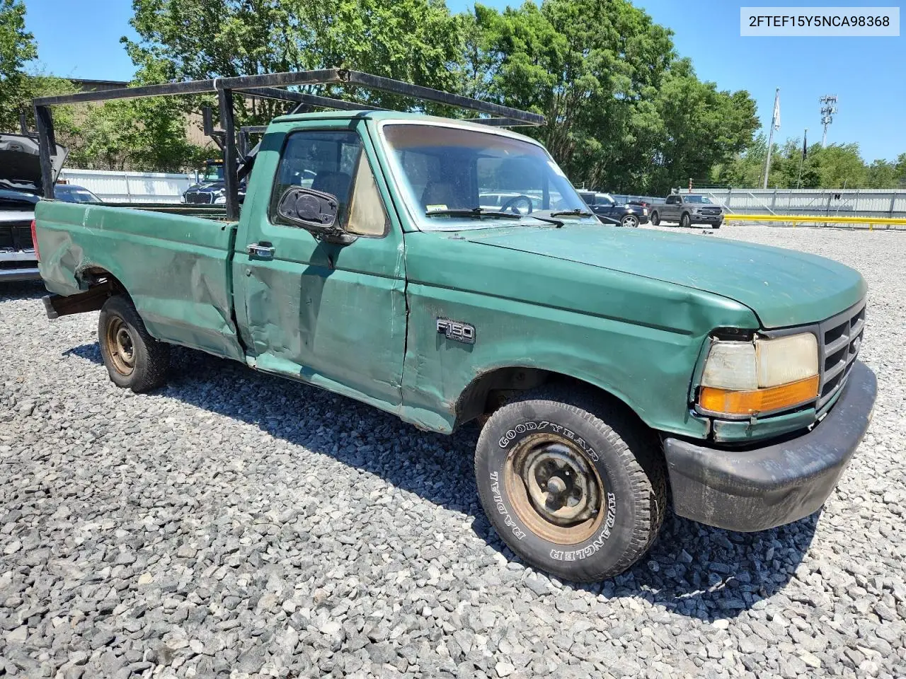 1992 Ford F150 VIN: 2FTEF15Y5NCA98368 Lot: 61924965