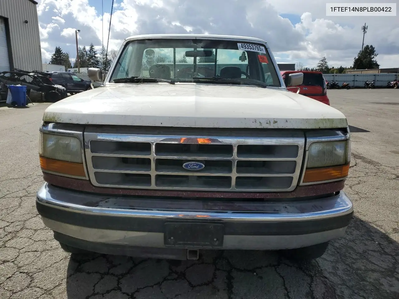 1993 Ford F150 VIN: 1FTEF14N8PLB00422 Lot: 49353765