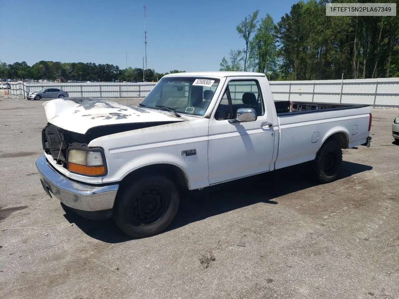 1993 Ford F150 VIN: 1FTEF15N2PLA67349 Lot: 52508365