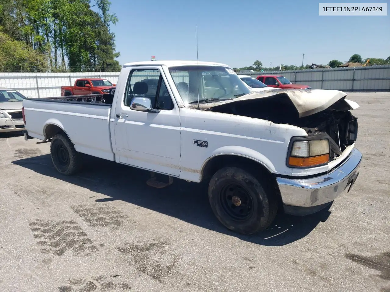 1993 Ford F150 VIN: 1FTEF15N2PLA67349 Lot: 52508365