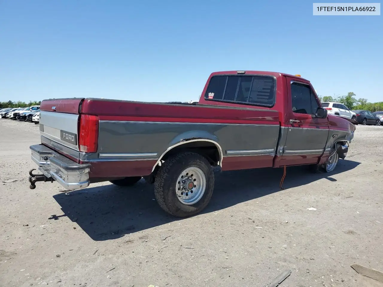 1993 Ford F150 VIN: 1FTEF15N1PLA66922 Lot: 54968265