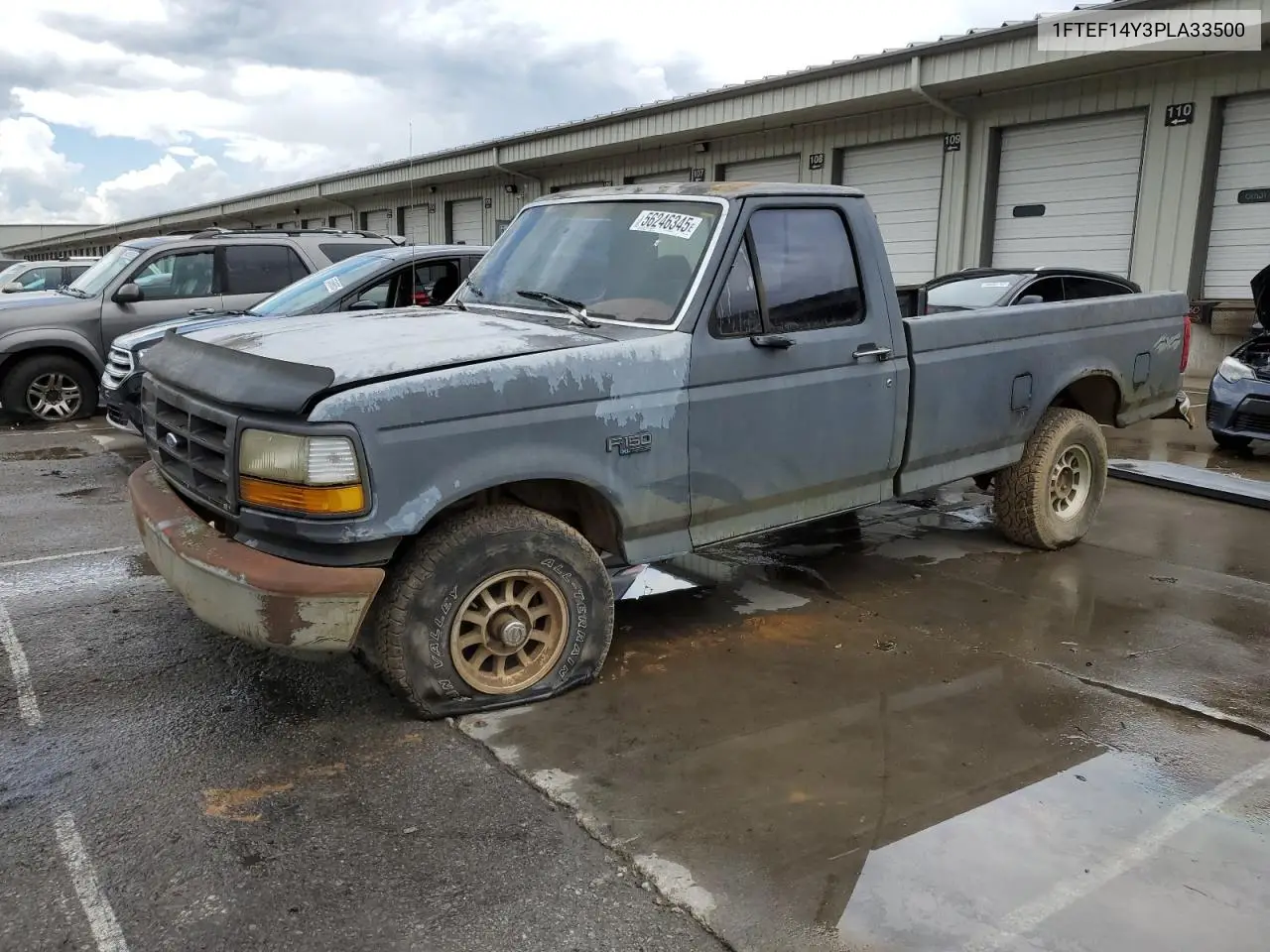 1993 Ford F150 VIN: 1FTEF14Y3PLA33500 Lot: 56246345