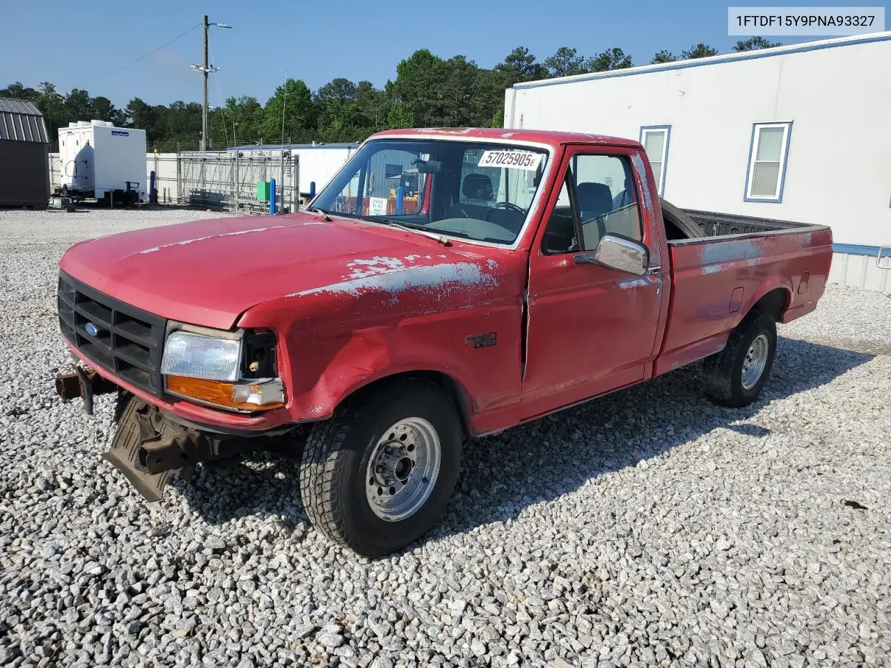 1993 Ford F150 VIN: 1FTDF15Y9PNA93327 Lot: 57025905