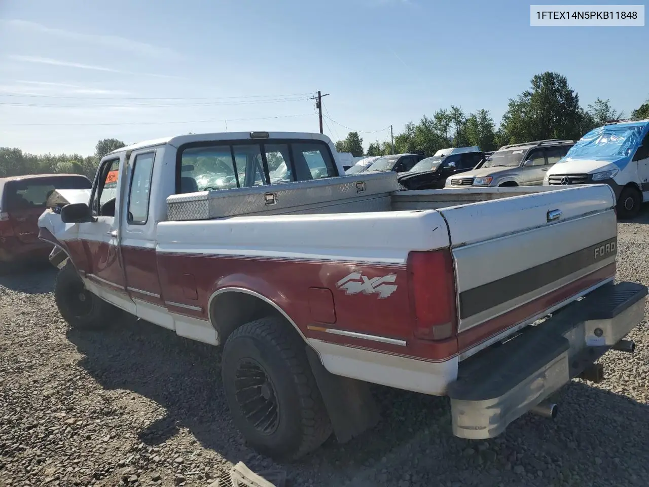 1993 Ford F150 VIN: 1FTEX14N5PKB11848 Lot: 57842065