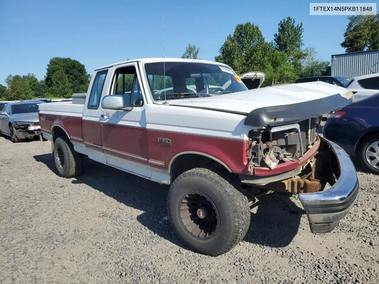 1993 Ford F150 VIN: 1FTEX14N5PKB11848 Lot: 57842065