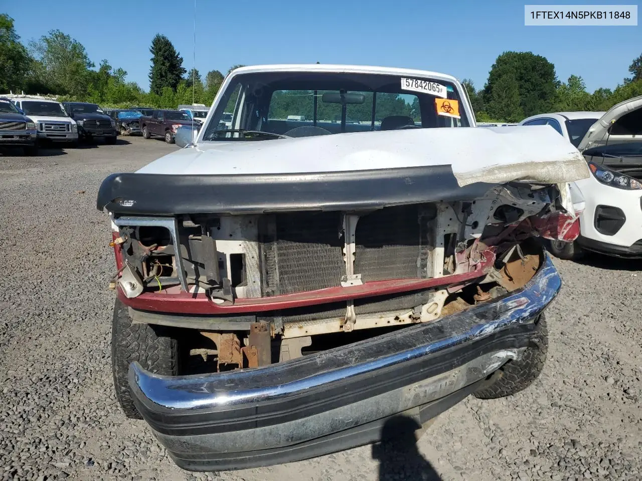 1993 Ford F150 VIN: 1FTEX14N5PKB11848 Lot: 57842065