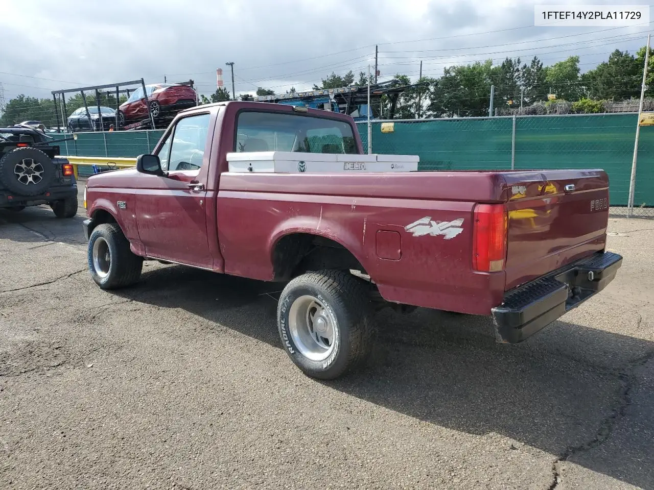 1993 Ford F150 VIN: 1FTEF14Y2PLA11729 Lot: 60744115