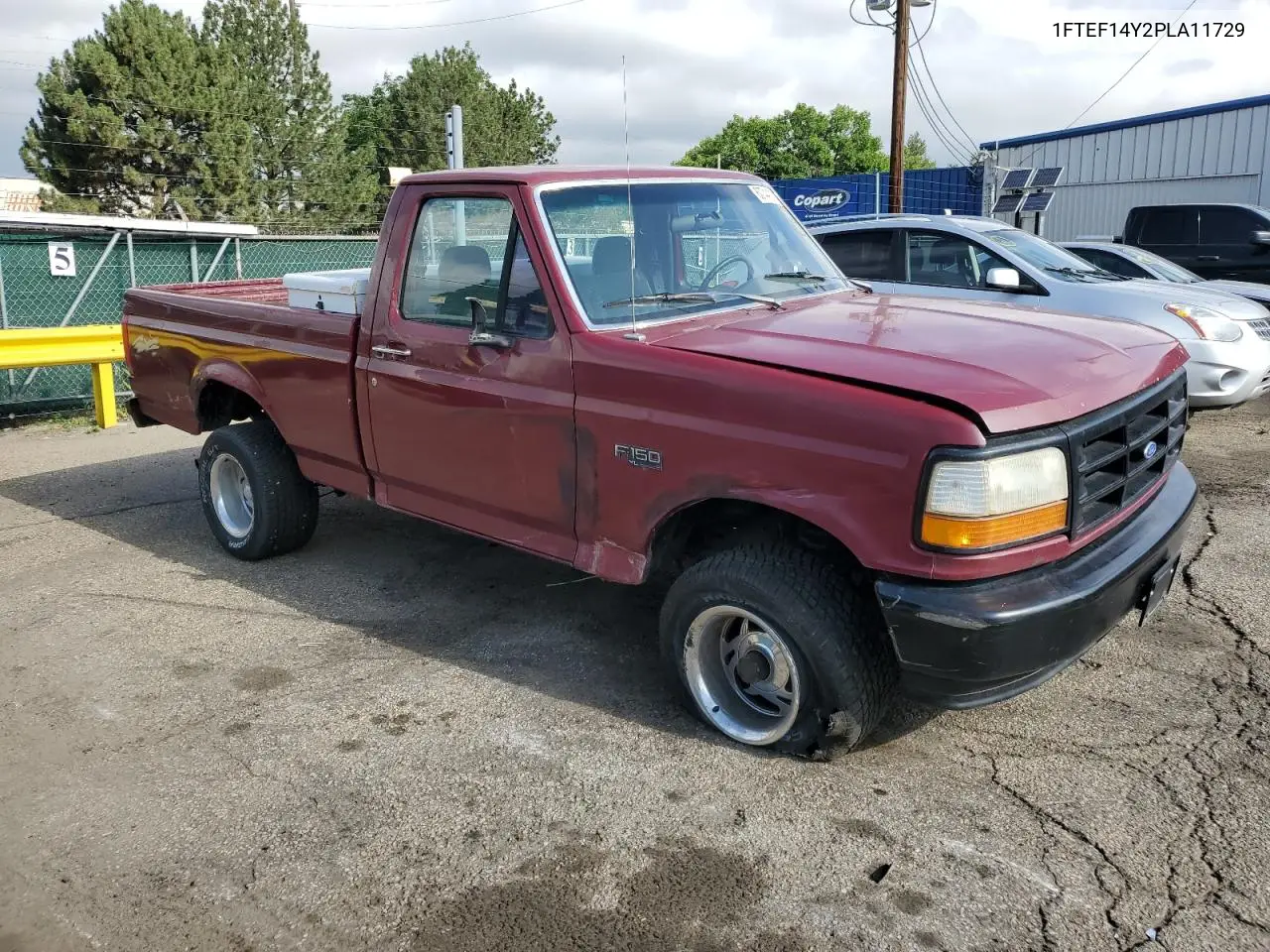 1993 Ford F150 VIN: 1FTEF14Y2PLA11729 Lot: 60744115