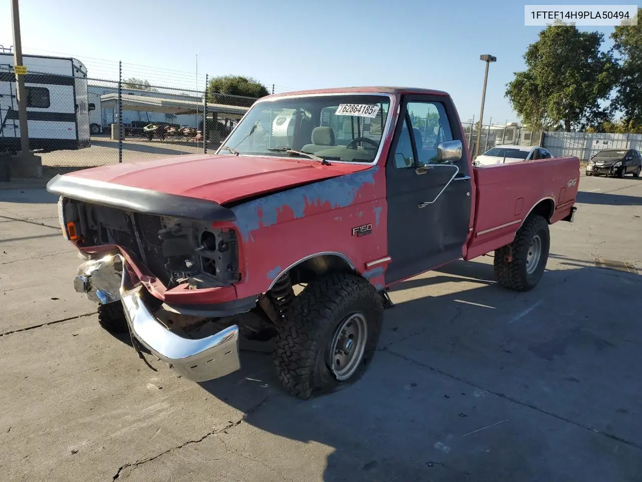 1993 Ford F150 VIN: 1FTEF14H9PLA50494 Lot: 62864185