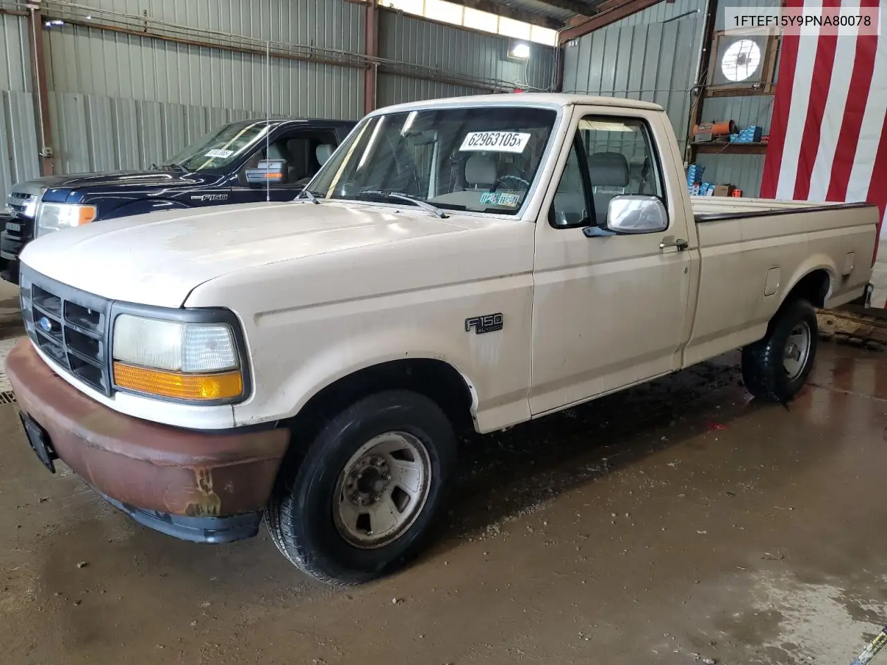1993 Ford F150 VIN: 1FTEF15Y9PNA80078 Lot: 62963105